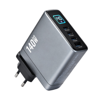 Charger 140W 3C+1A port with screen display
